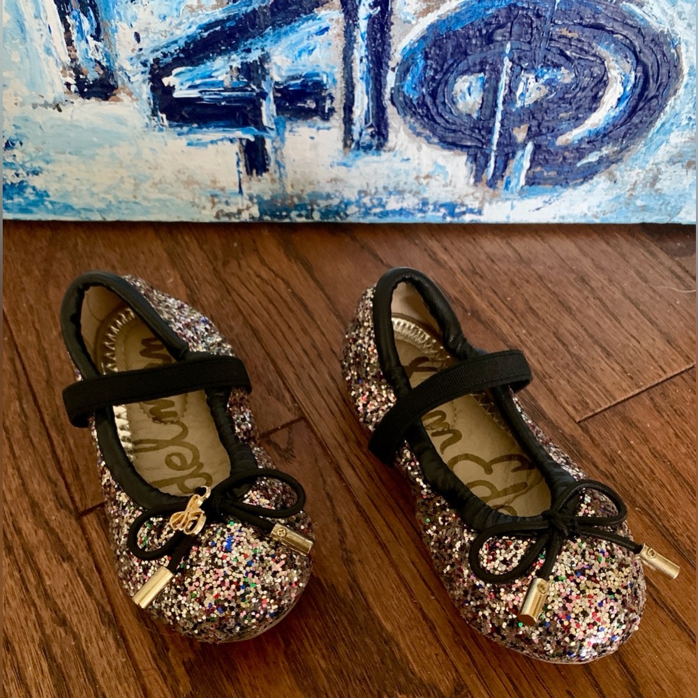Glitter Sam Edelman Felicia Ballet Flats - Picture 16 of 17